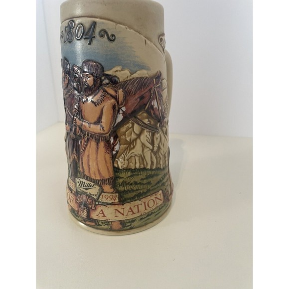 Miller Genuine Draft Birth of a Nation 1804 Fourth‎ In A Series Beer Stein Mug - Picture 3 of 15